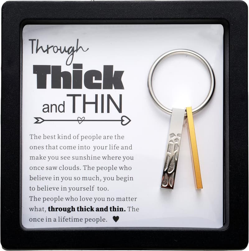 Friendship Keychain Set for Women - Sentimental Gift for BFFs