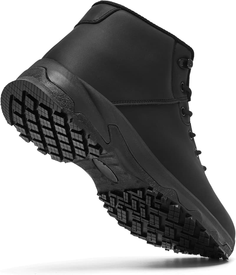 Waterproof Non-Slip Work Boots for Men - Casual Leather Ankle Boot