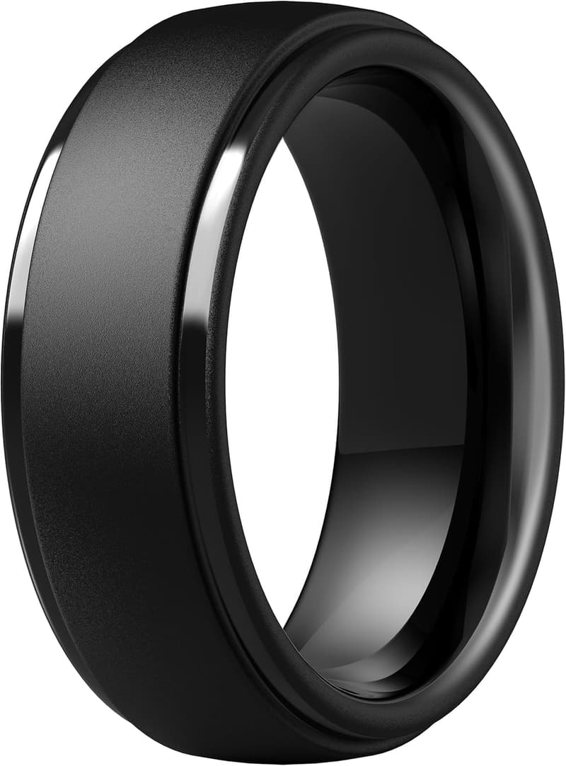 Men's Wedding Rings - 10mm Silicone Rubber Band Multipack