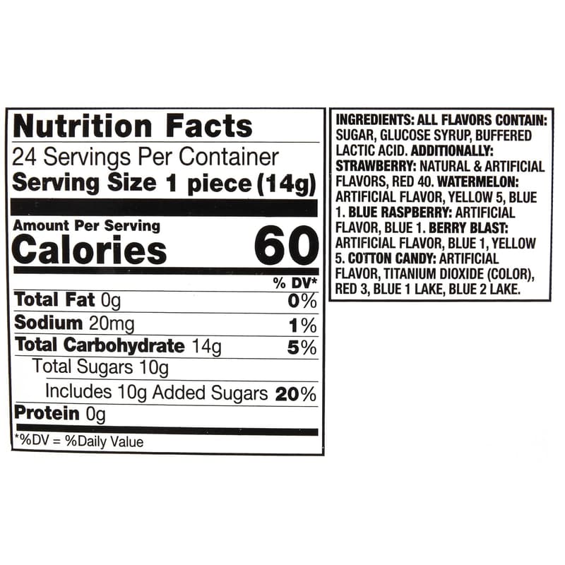 Push Pop Candy Variety Pack, 24 Count Lollipop for Birthdays