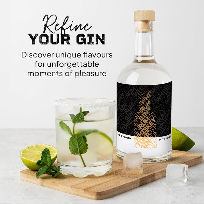 Make Your Own Gin Kit with 12 Botanicals & 4 Recipes
