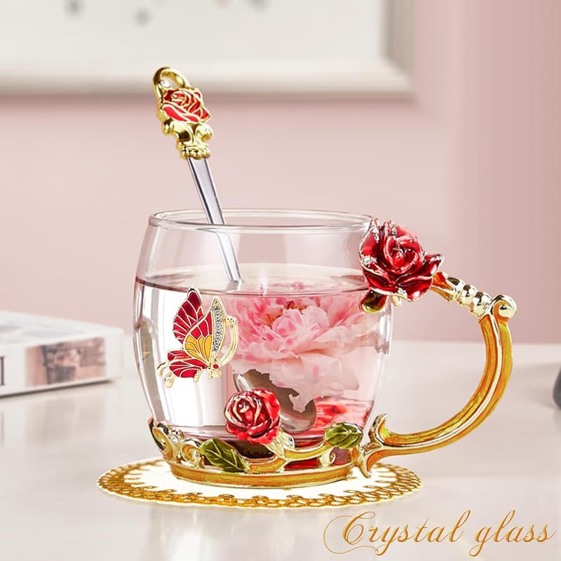 Mothers Day Enamel Coffee Mug - Perfect Gift for Mom