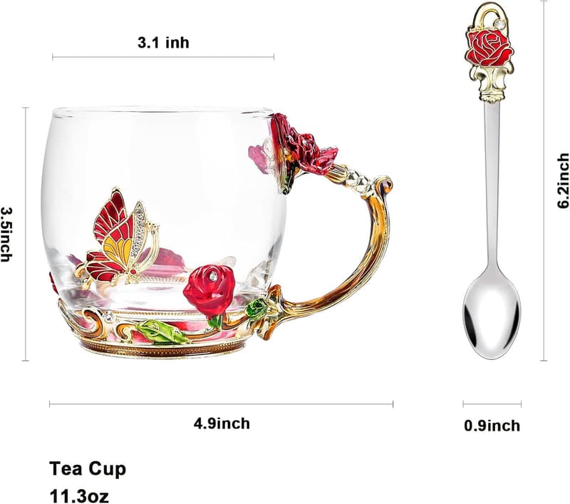 Mothers Day Enamel Coffee Mug - Perfect Gift for Mom