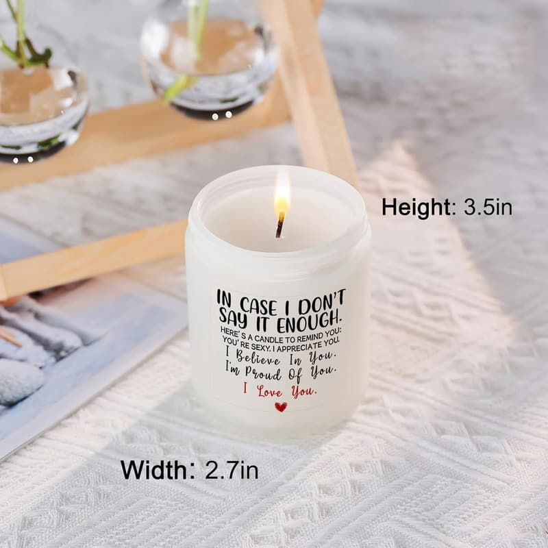 Anniversary Candle Gift for Couples - 
