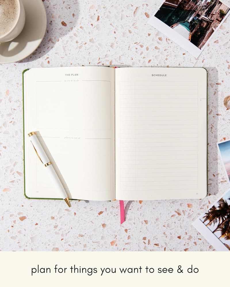Travel Journal - Guided Notebook for Vacation Planning & Reflection