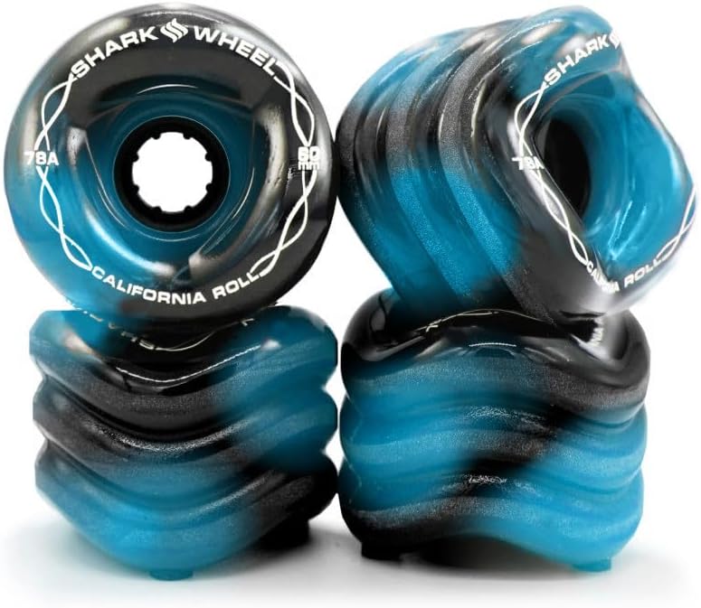 Shark Wheel 60mm Longboard Cruising Wheels - Set of 4