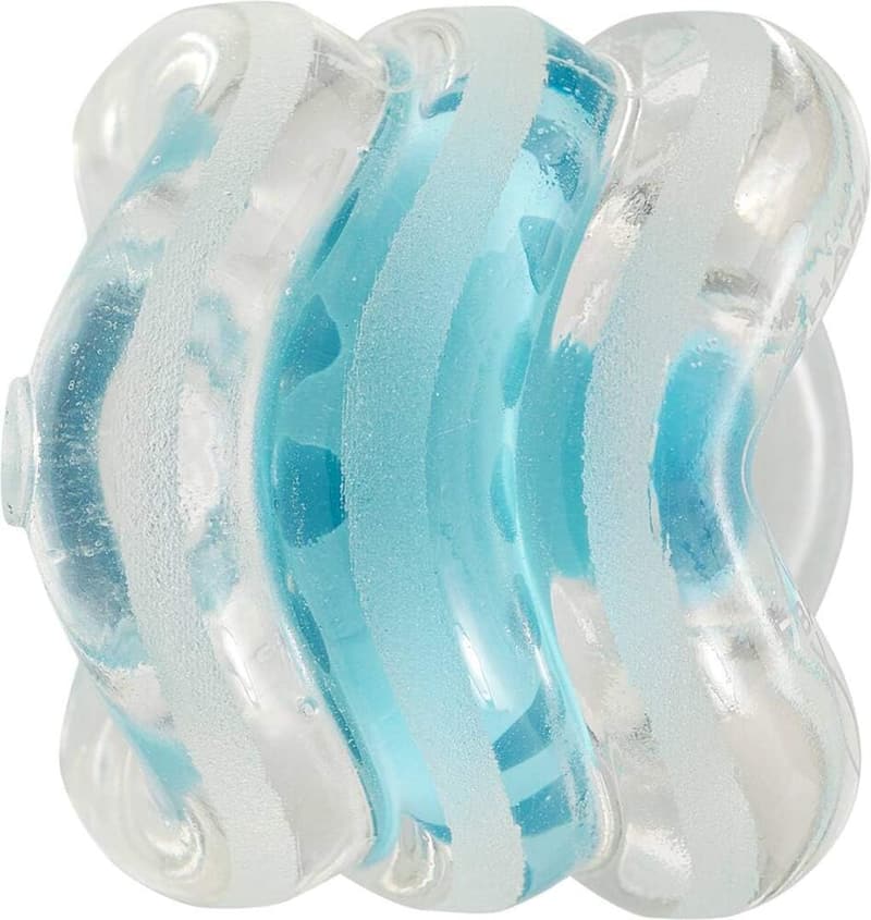 Shark Wheel 60mm 78A Skateboard Cruising Wheels - Clear/Blue Hub