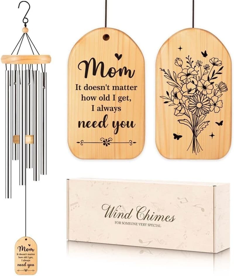 Mom Birthday Gifts: 25.5 Inch Wind Chimes