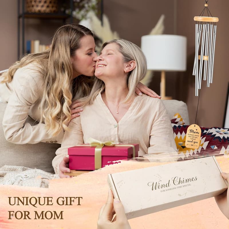 Mom Birthday Gifts: 25.5 Inch Wind Chimes