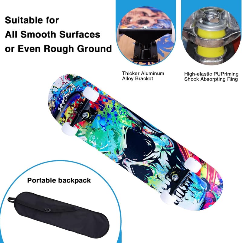 Beginner Skateboard for Kids and Adults, 31