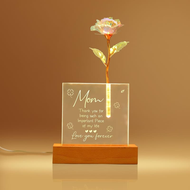 Thanksgiving Birthday Gift - LED Forever Flowers for Mom