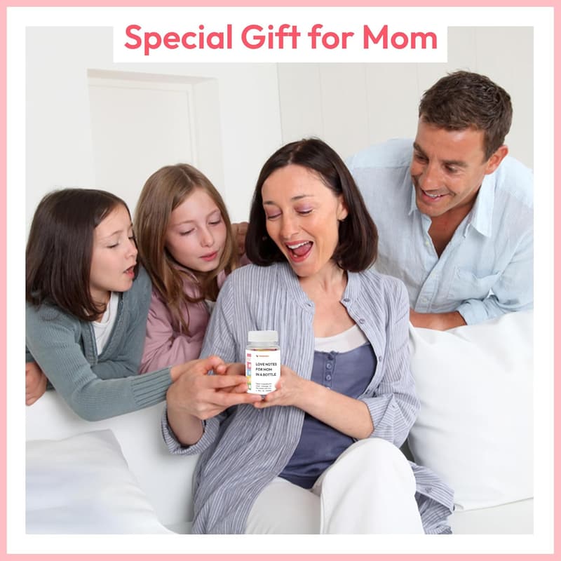 Sentimental Mother's Day Love Notes in a Bottle for Mom
