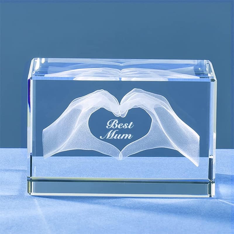 Best Mum 3D Crystal Gift for Birthday