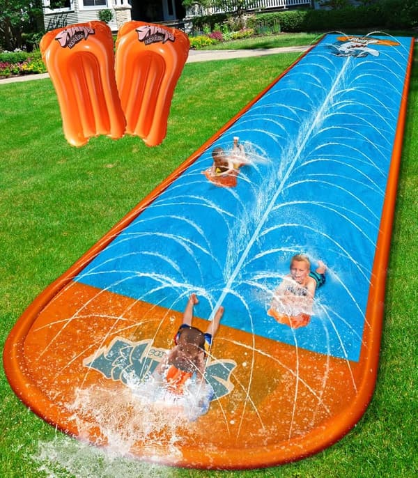 Summer Water Slide for Kids - 22ft x 5ft Backyard Sprinkler