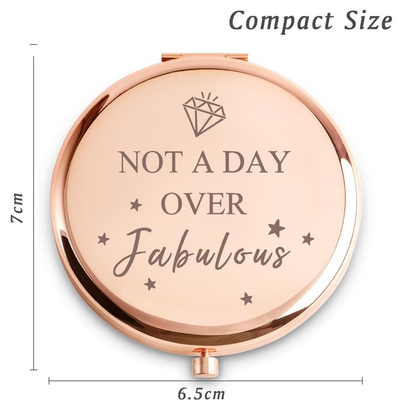 Personalized Compact Mirror for Women - Unique Mother's Day Gift