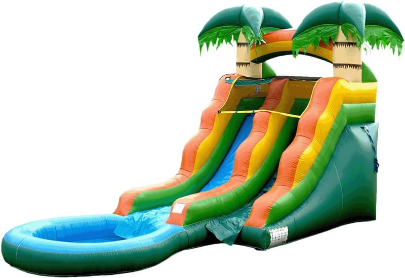 Premium Summer Breeze Inflatable Water Slide for Kids & Adults