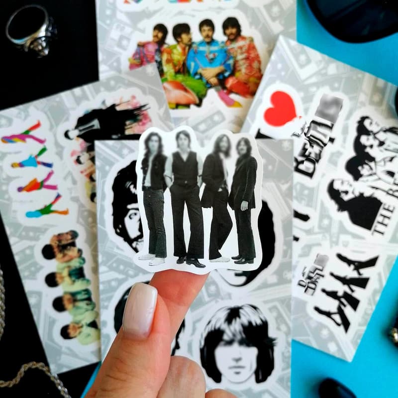 The Beatles Sticker Set - 35 Pcs, Perfect for Adults