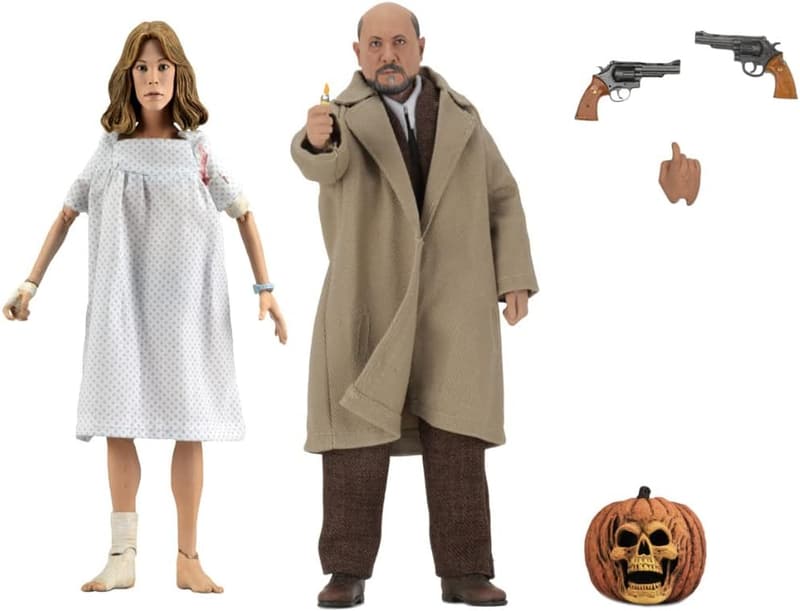 Halloween 2 Dr. Loomis & Laurie Strode 8” Action Figure Set