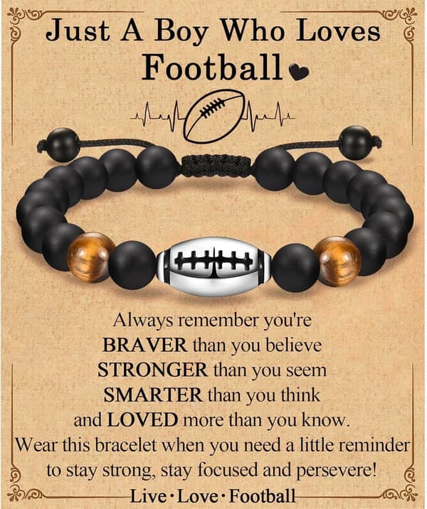 Sports Bracelet for Boys - Perfect Gift for Birthdays & More
