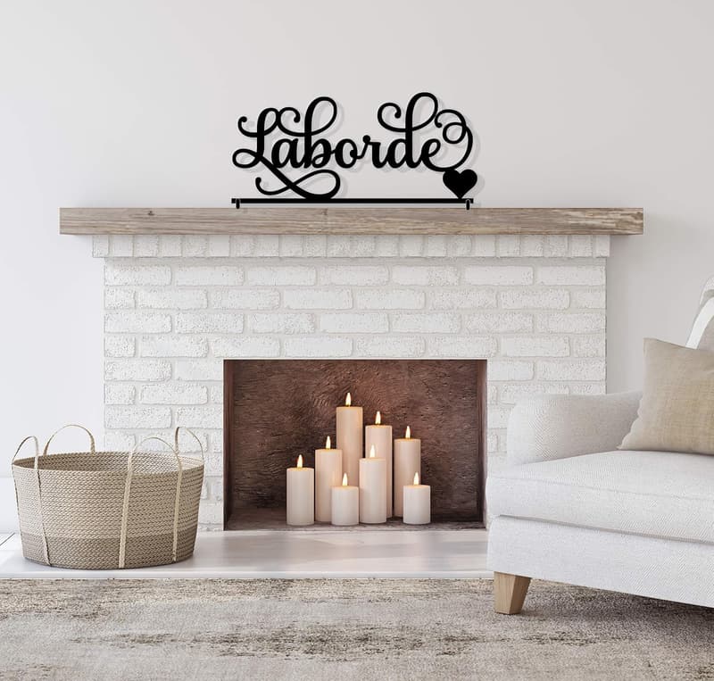 Personalized Decorative Last Name Sign