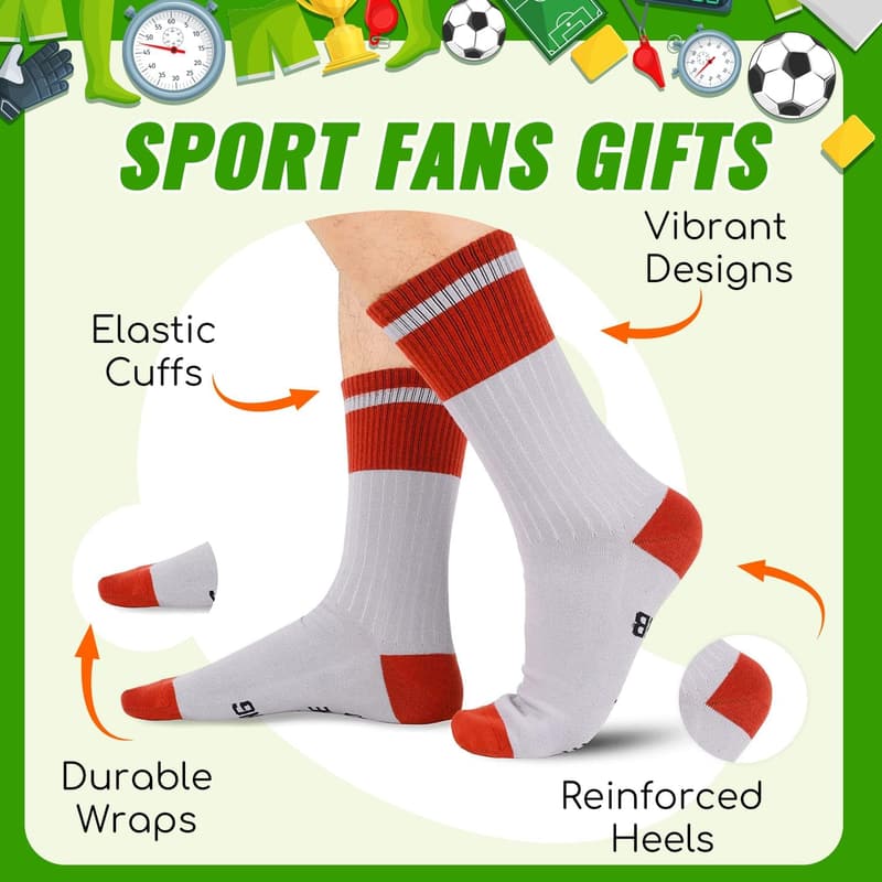 Sports Gifts for Men and Women - Softball & Soccer Socks