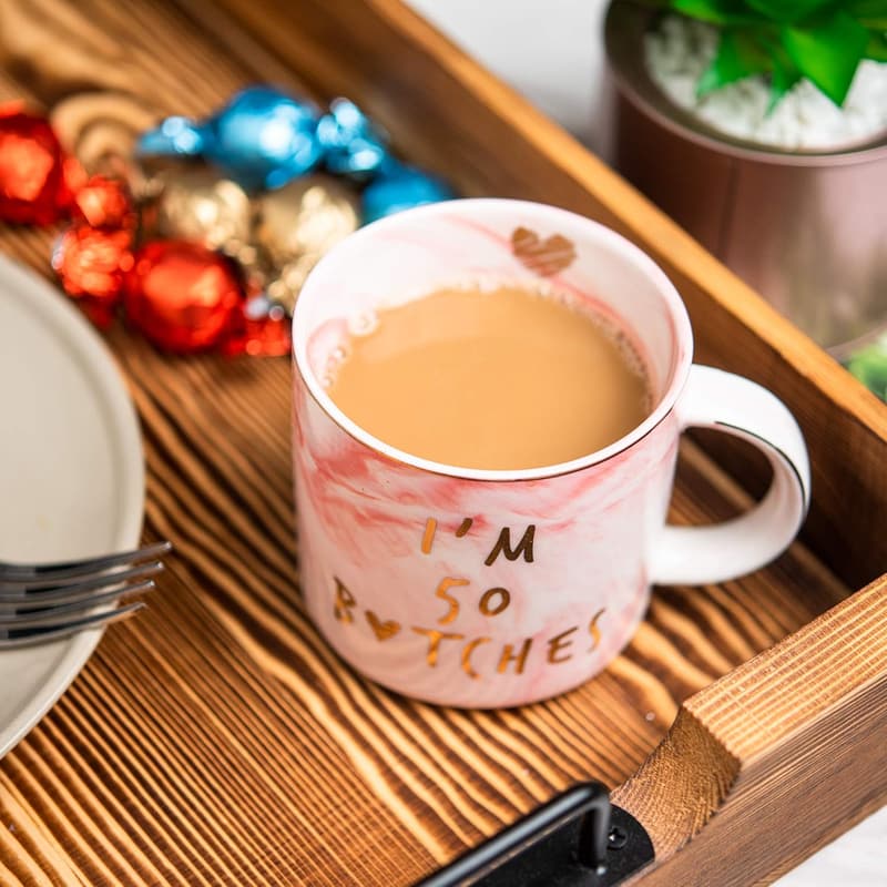 50th Birthday Ceramic Coffee Mug for Women