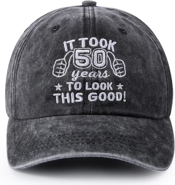 Vintage Birthday Baseball Caps for Men, Adjustable Fun Gift