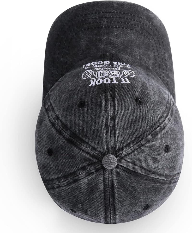 Vintage Birthday Baseball Caps for Men, Adjustable Fun Gift