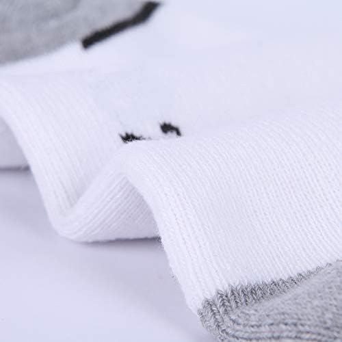 Unisex Cotton Ankle Socks - 10-Pack, Moisture Wicking