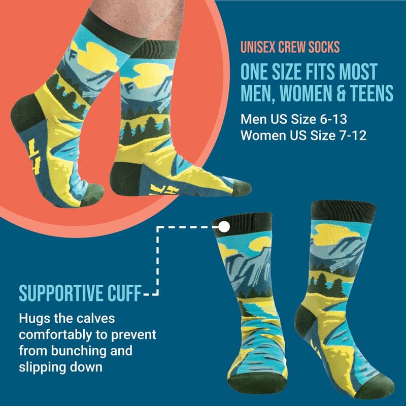 Funny Socks - Fun Gift for Men, Women, and Teens