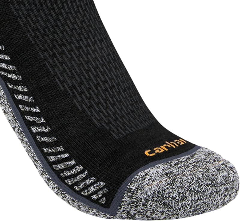 Carhartt Men's Force Work Socks - 3 Pair Pack