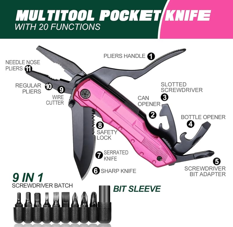 Mother's Day Multitool Knife Gift for Women
