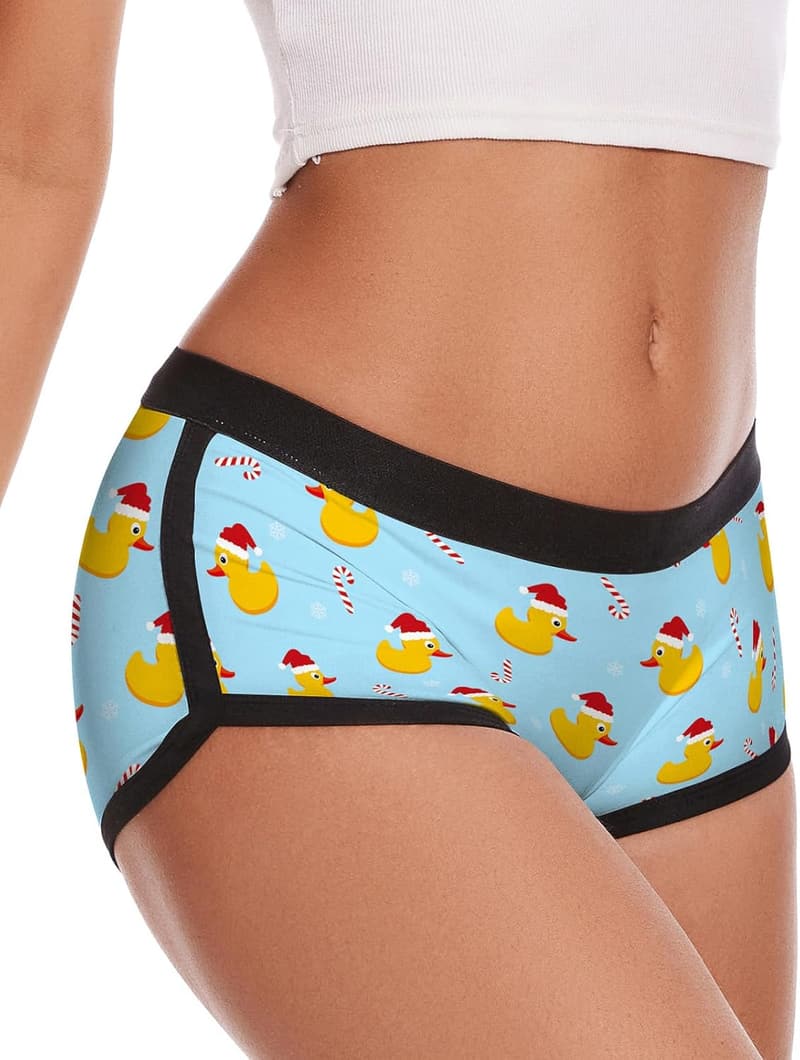 Women's Stretchy Novelty Boyshorts Lounge Sleep Shorts