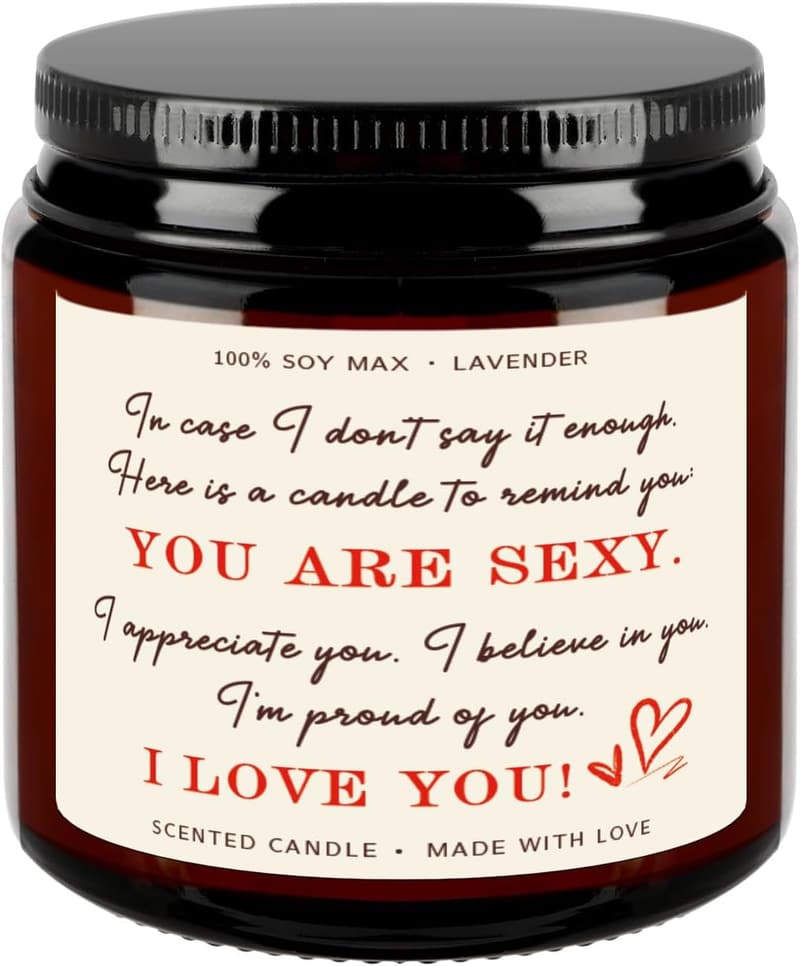 Valentine's Day Lavender Soy Candle - Natural Aromatherapy 100g