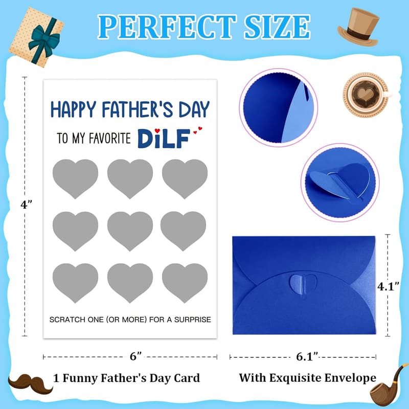 Funny Father's Day Scratch-Off Card for Husband