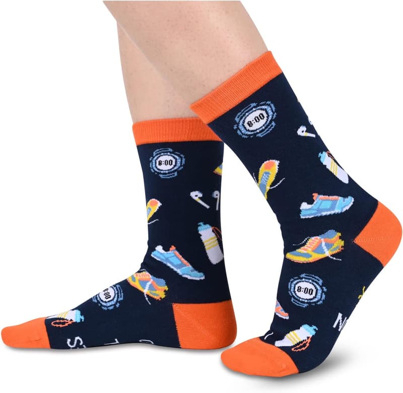 American Flag Socks for Men - Novelty Bowling & Golf Design