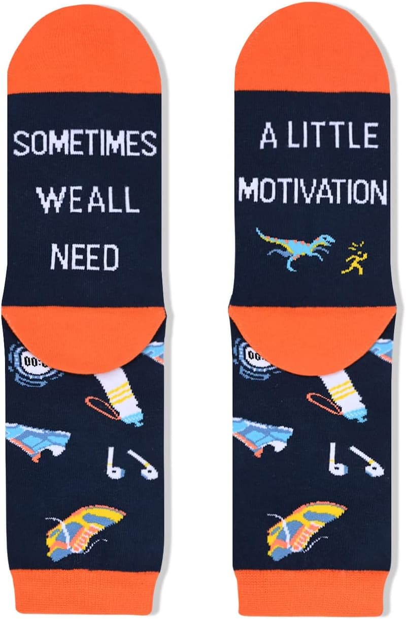 American Flag Socks for Men - Novelty Bowling & Golf Design