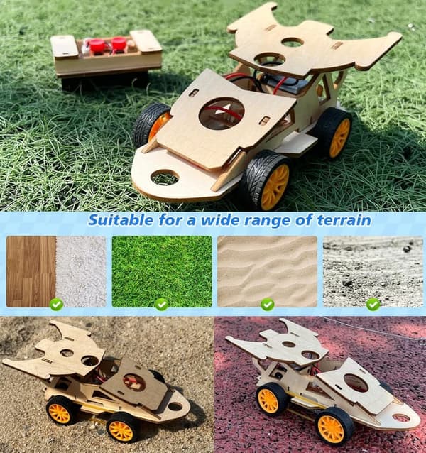 Solar RC Car Kit for Kids 8-12 | STEM Science Project