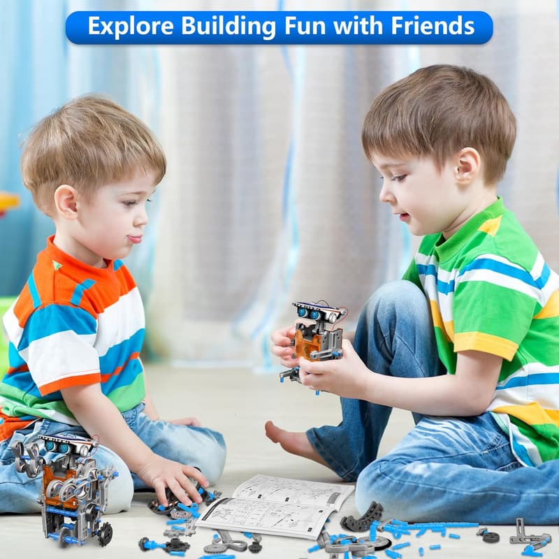 13-in-1 Solar Robot STEM Kit for Kids Ages 8-12
