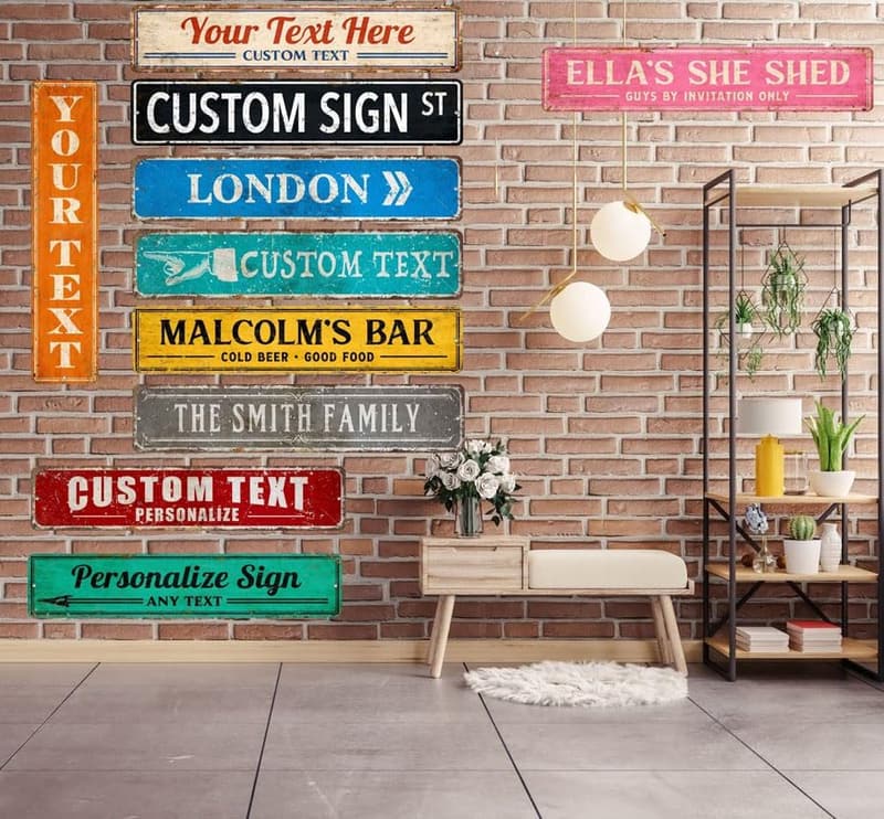 Custom Name Street Sign - Personalized Outdoor Decor
