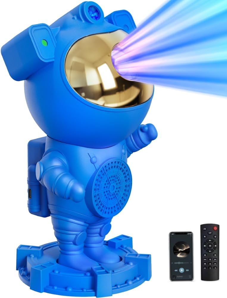 Kids' Astronaut Galaxy Projector Night Light
