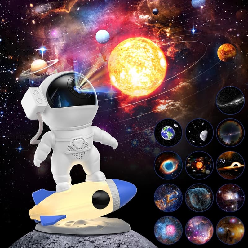 Galaxy Projector, 12-in-1 HD Planetarium for Kids & Adults