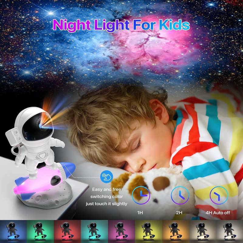 Galaxy Projector, 12-in-1 HD Planetarium for Kids & Adults