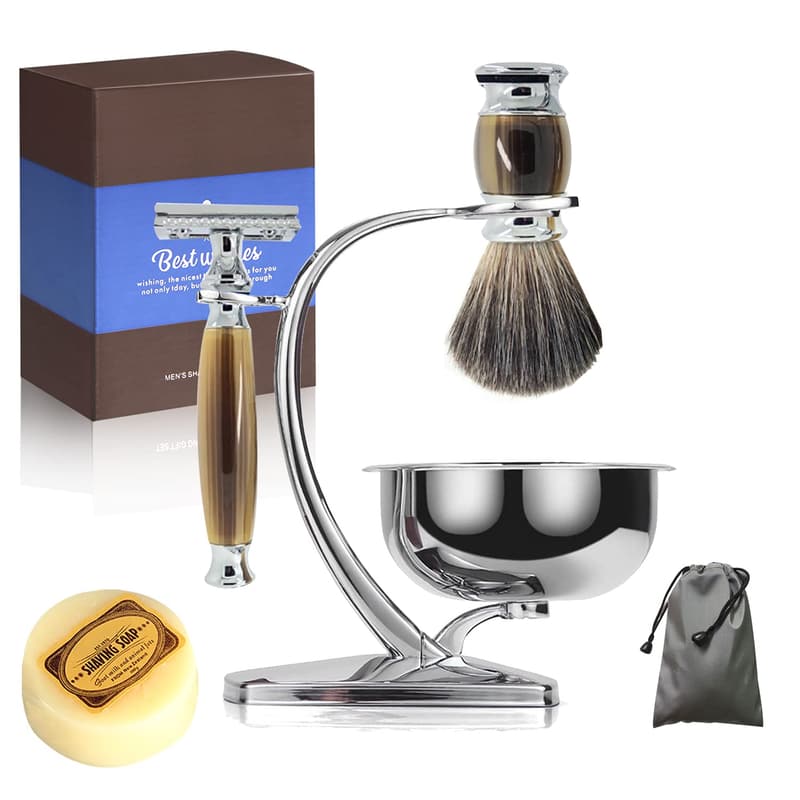 Luxury Father's Day Straight Razor Shaving Kit for Men