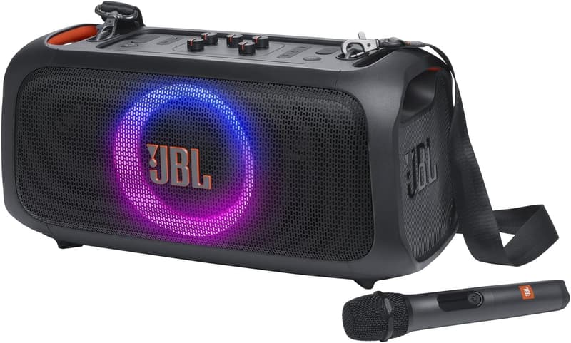 Portable Party Speaker - JBL PartyBox On-The-Go with Lights & Mic
