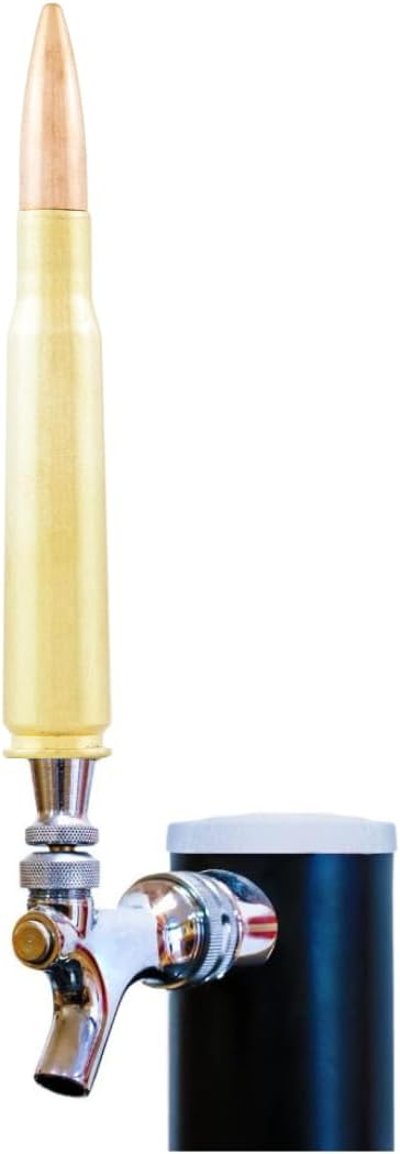 50 Caliber Bullet Beer Tap Handle - Premium Bar Accessory