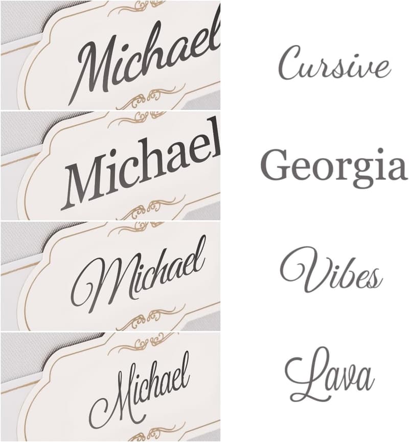 Graduation & Wedding Custom Foil Label with Adhesive Strips