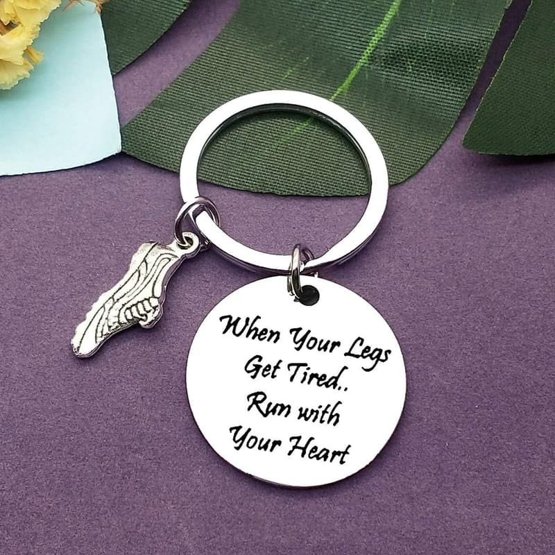Inspirational Workout Keychain for Fitness Enthusiasts