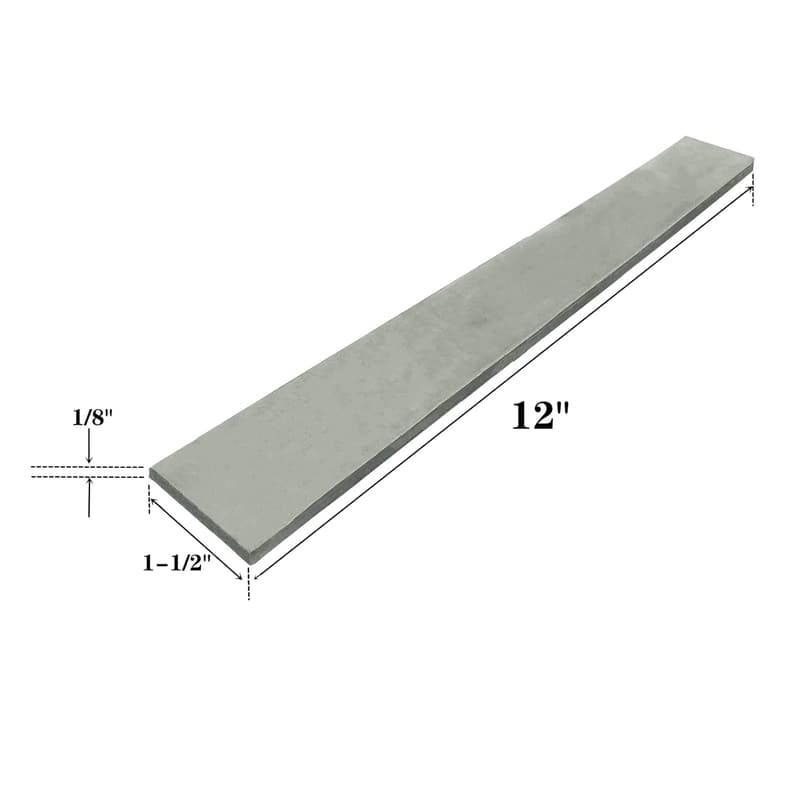 1095 Steel Flat Bars for Knife Making - 3 Pack