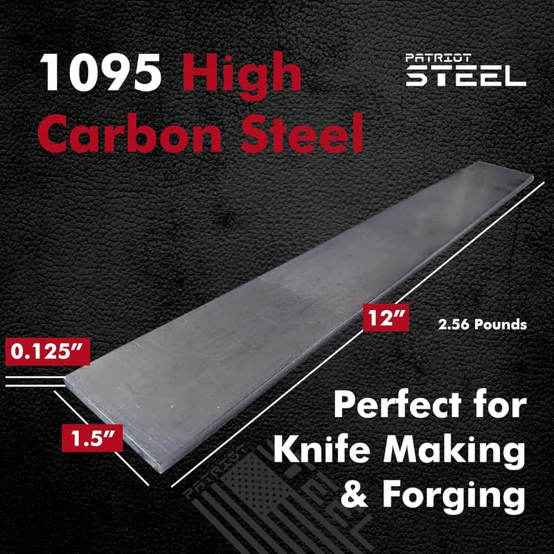 High Carbon Knife Making Steel - USA-Milled Forging Blanks (4 Pack)